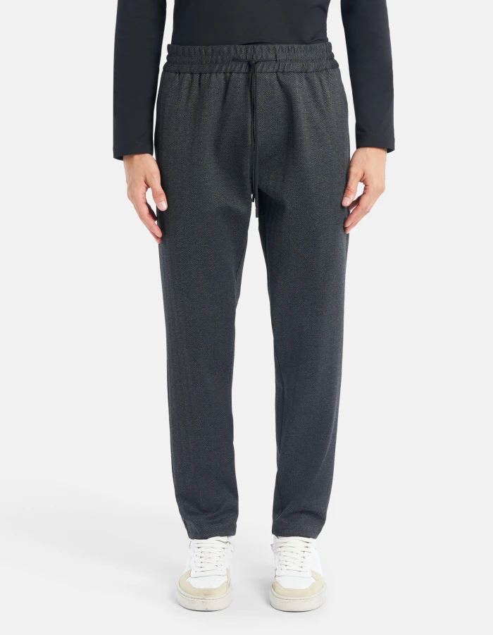 Pantaloni Yuri jogger in jersey spina