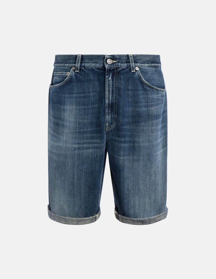 Bermuda Lenz loose in denim fisso