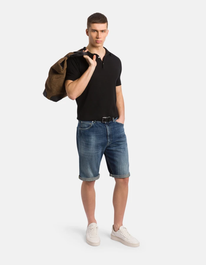 Bermuda Lenz loose in denim fisso