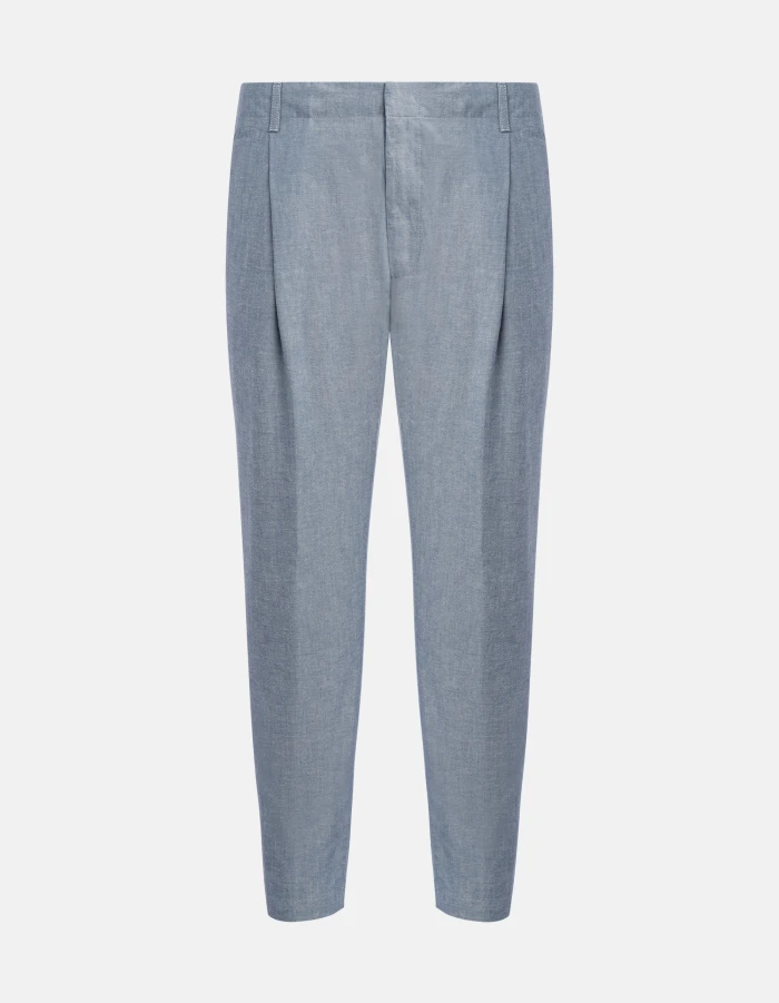 Carrot-Fit Hose Ben aus stückgefärbter Baumwolle