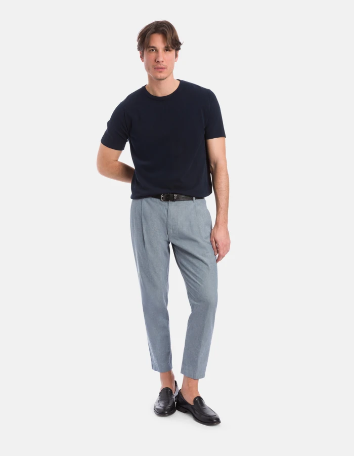 Carrot-Fit Hose Ben aus stückgefärbter Baumwolle