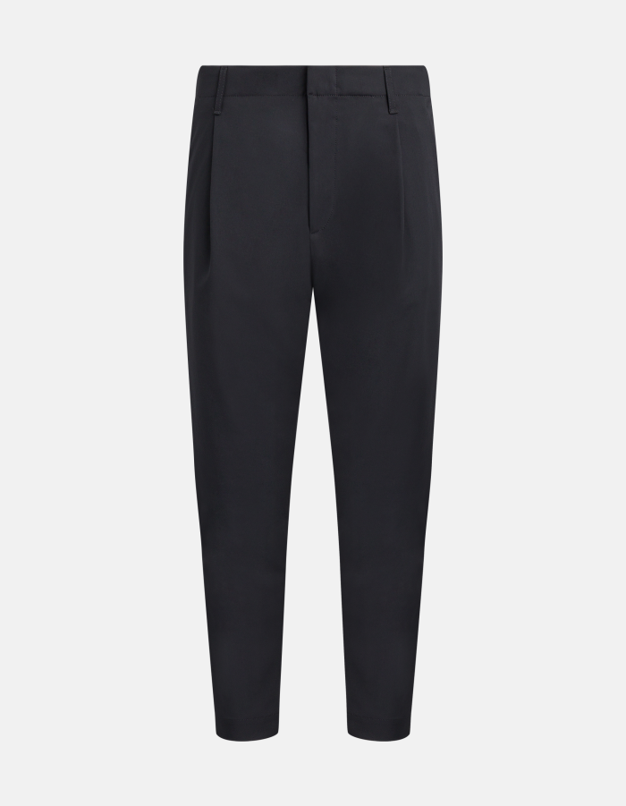 Ben carrot trousers in technical poplin