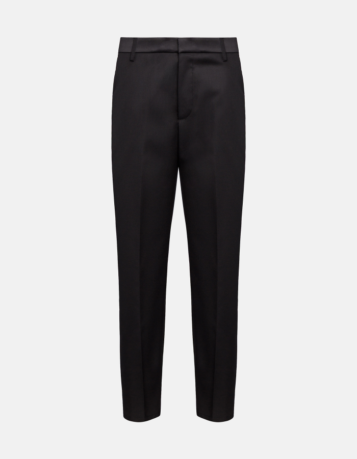 James loose-fit trousers in wool gabardine
