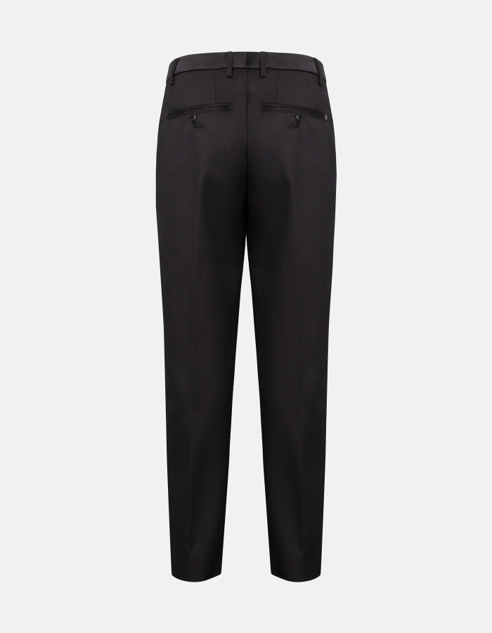 James loose-fit trousers in wool gabardine