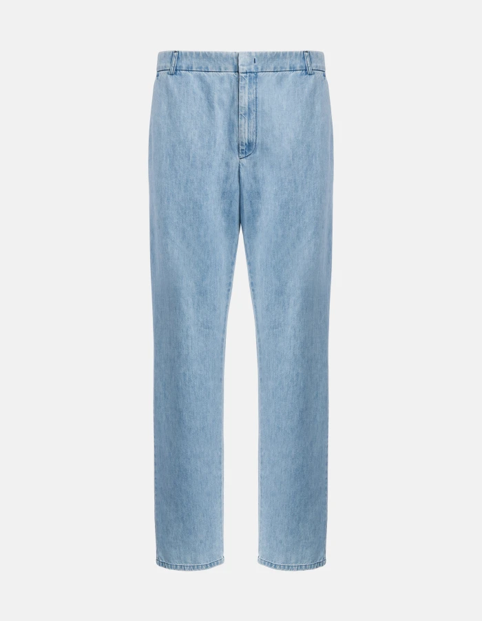 James loose-fit trousers in rigid denim