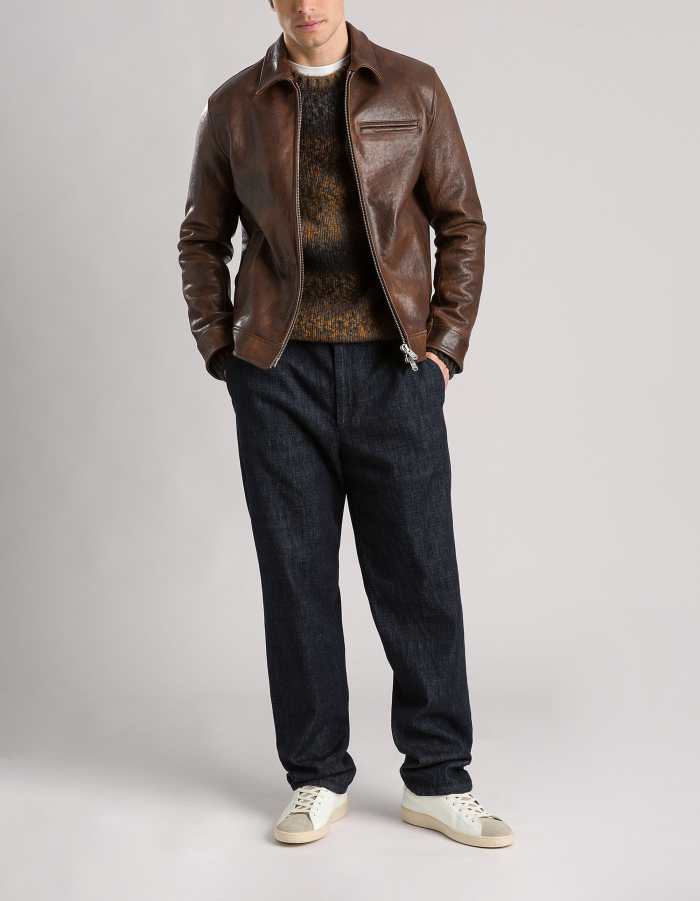 James loose-fit trousers in responsible rigid denim
