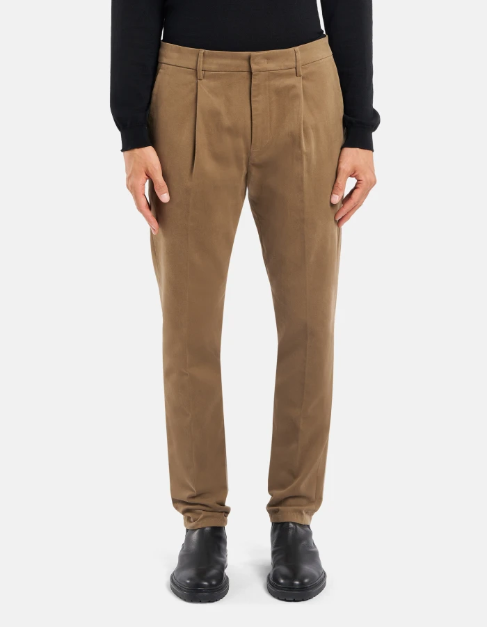 Pantaloni Ralp regular in velour di cotone