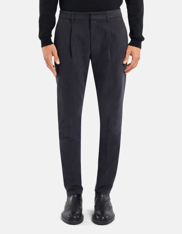 Pantaloni Ralp regular in velour di cotone