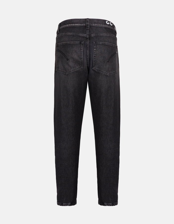 Jeff carrot jeans in stretch cotton and lyocell denim