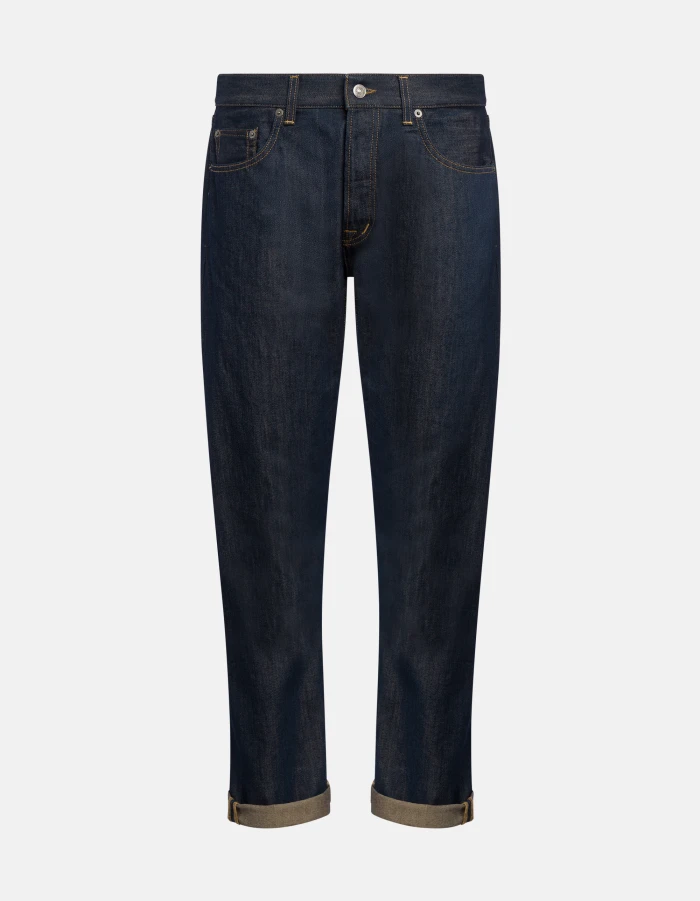 Bray regular-fit jeans in rigid denim