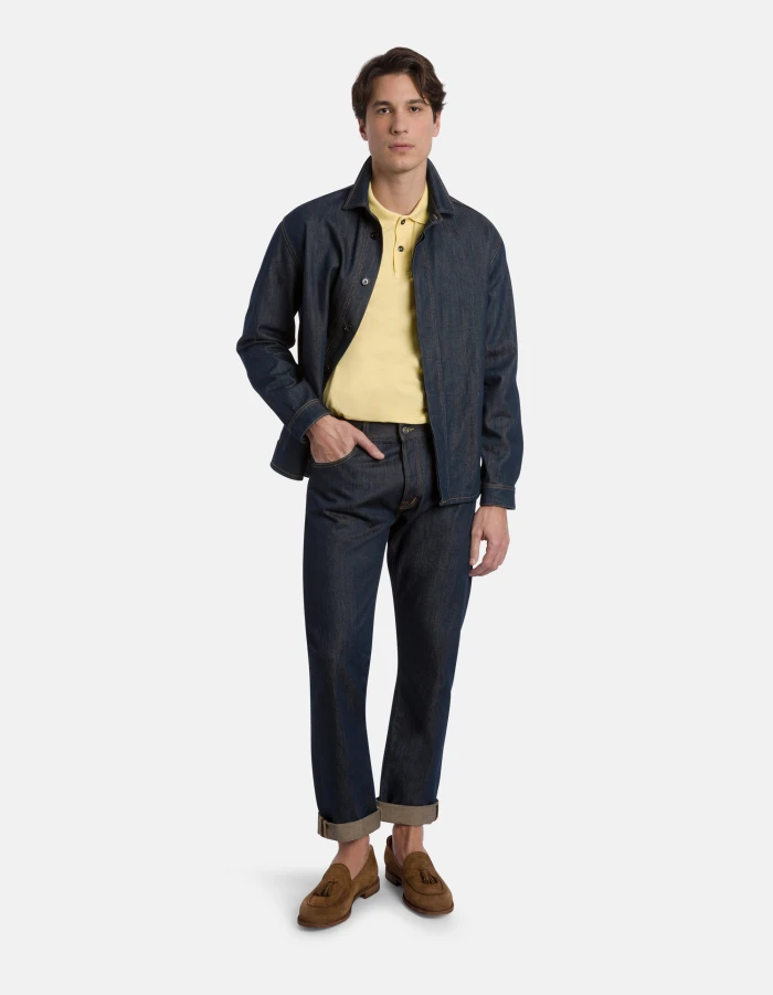 Bray regular-fit jeans in rigid denim