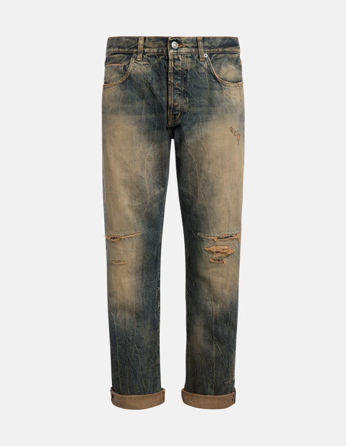 Bray regular-fit jeans in rigid selvedge denim