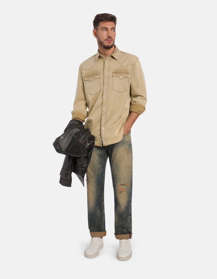 Bray regular-fit jeans in rigid selvedge denim