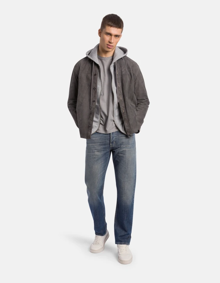 Regular-Fit Jeans Bray aus recyceltem Rigid Denim