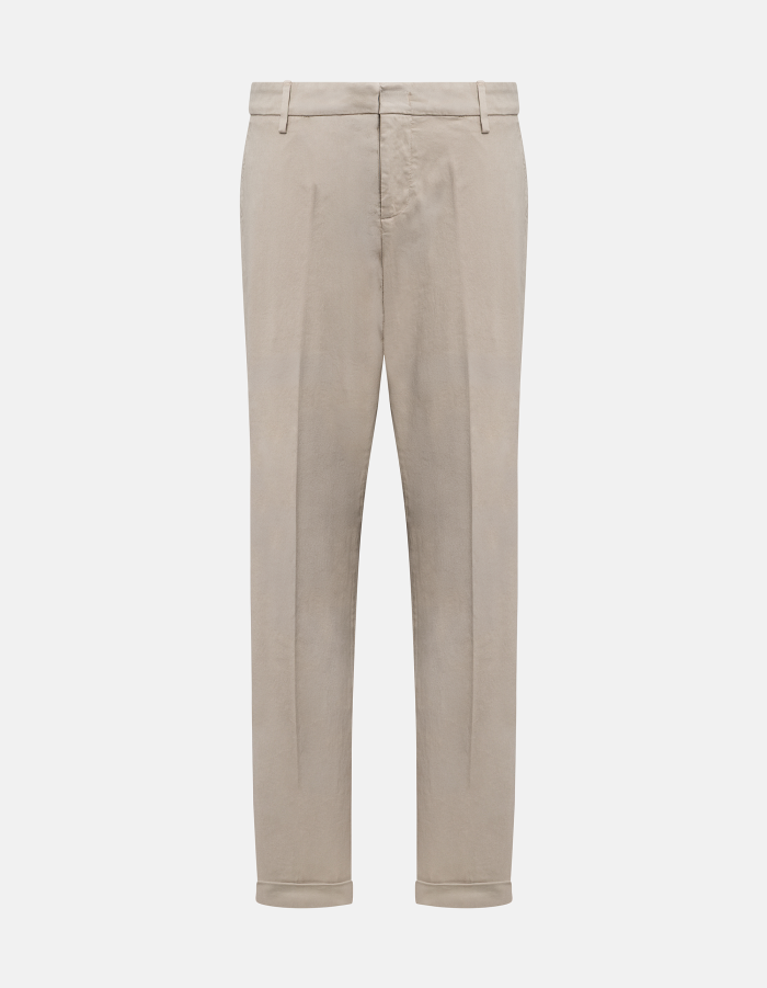 Hose Gaubert in lockerer normaler Passform aus warmem Gabardine