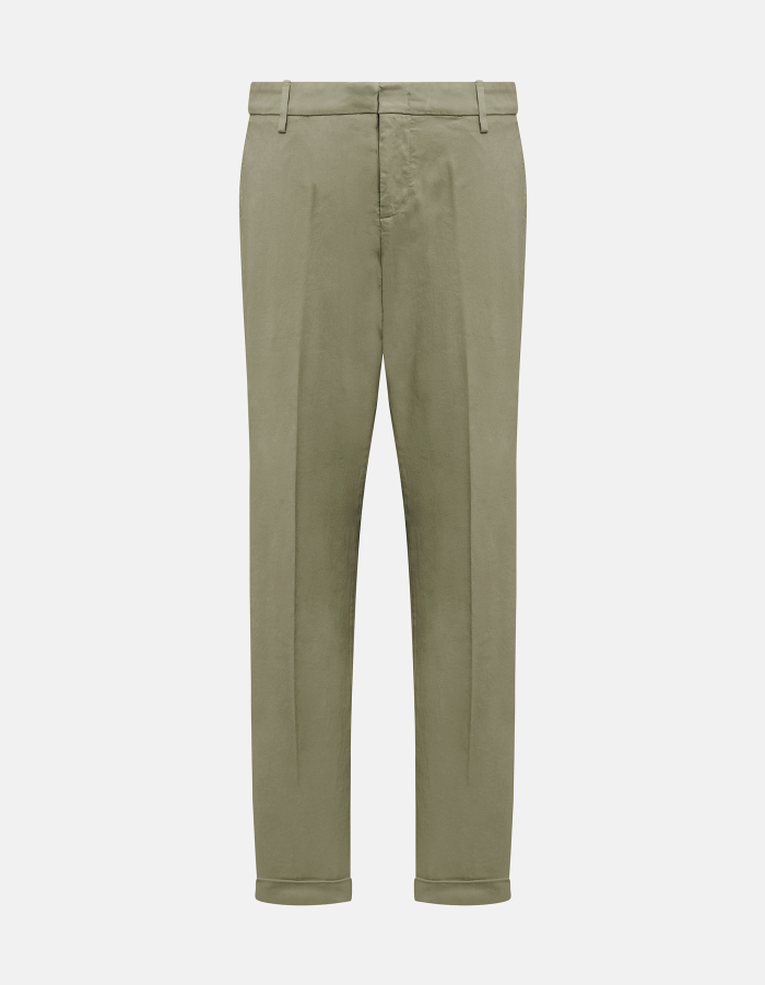 Hose Gaubert in lockerer normaler Passform aus warmem Gabardine