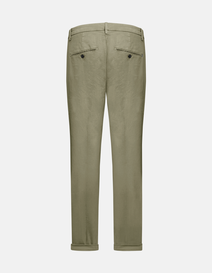Hose Gaubert in lockerer normaler Passform aus warmem Gabardine