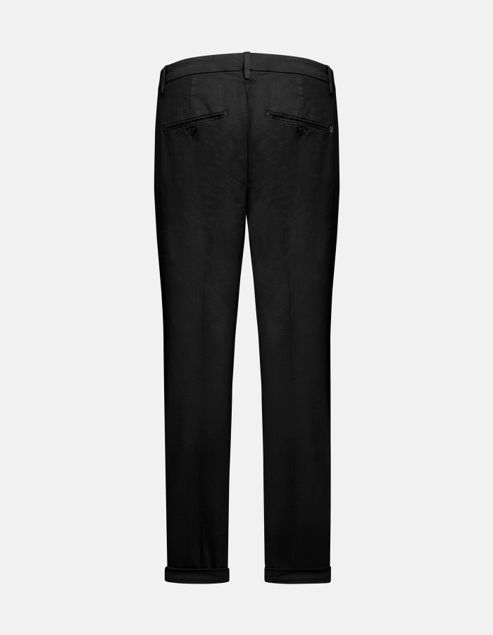 Hose Gaubert in lockerer normaler Passform aus warmem Gabardine