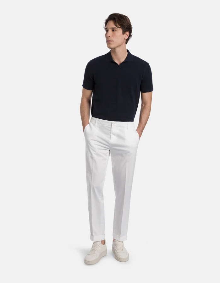 Gaubert relaxed regular-fit trousers in lightweight gabardine