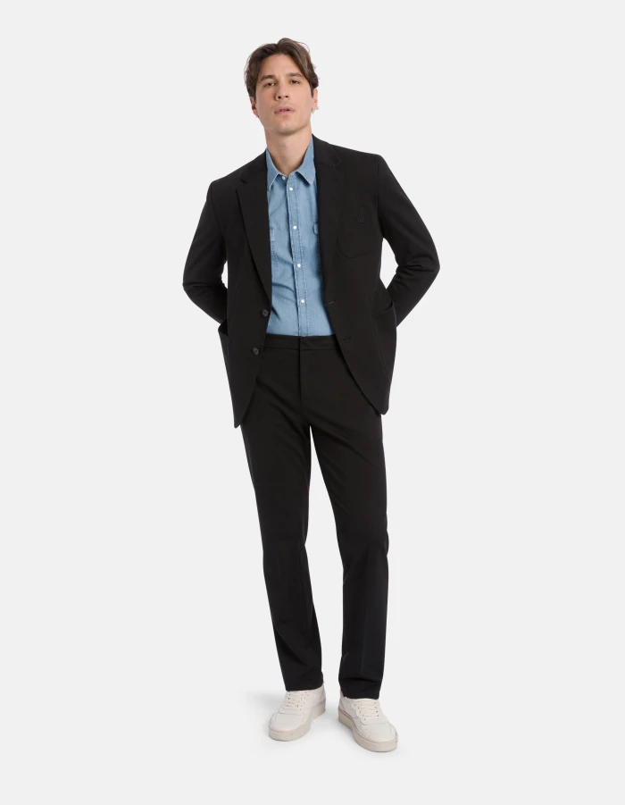 Hose Gaubert in lockerer normaler Passform aus Jersey