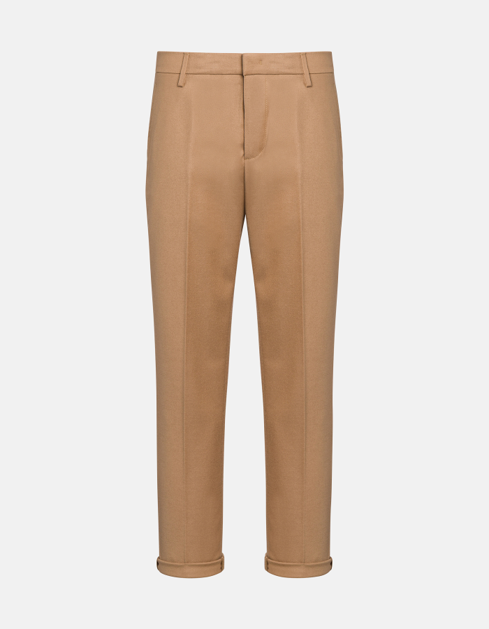 Gaubert relaxed regular-fit trousers in flannel