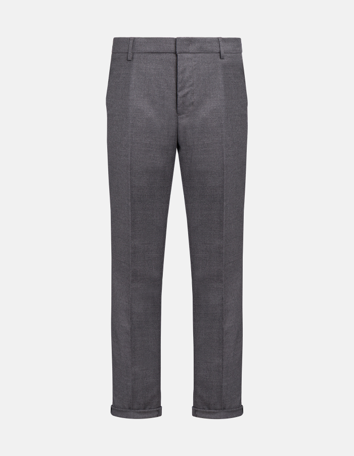 Gaubert relaxed regular-fit trousers in flannel