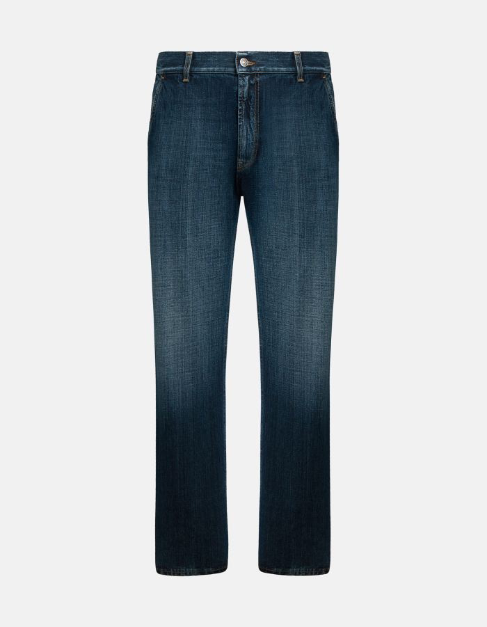 Oliver loose-fit jeans in rigid denim