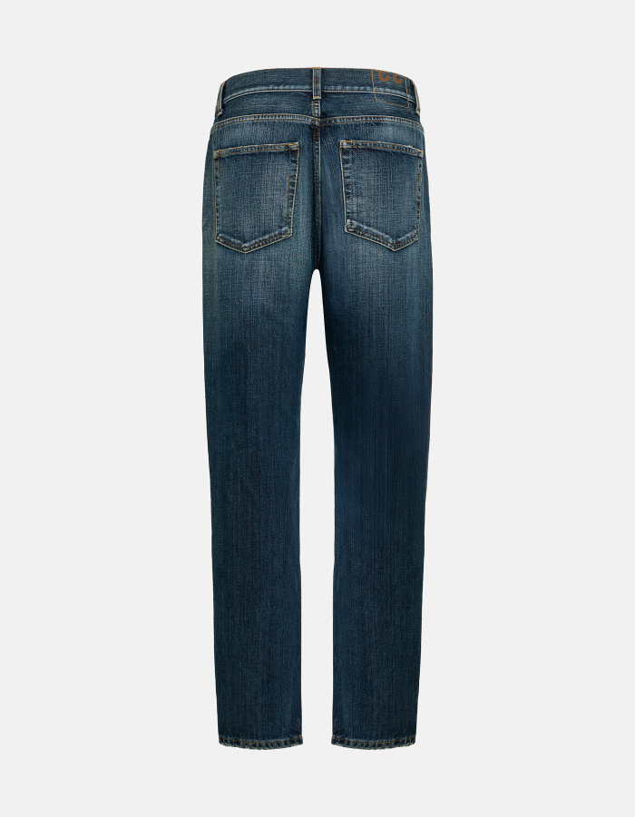 Oliver loose-fit jeans in rigid denim