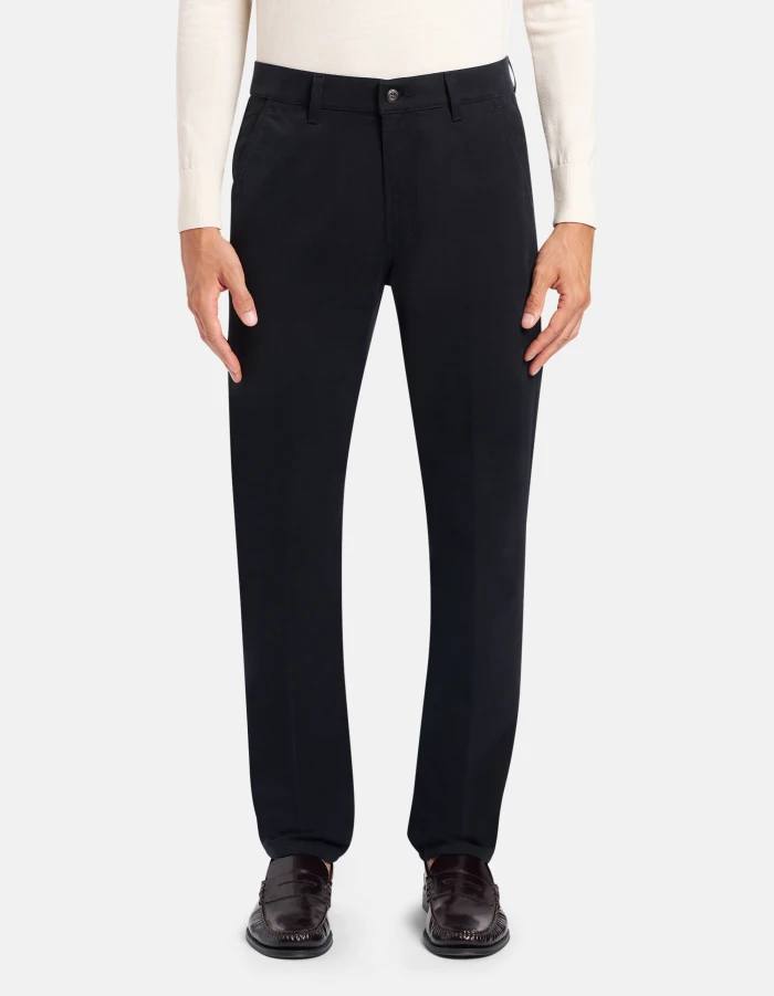 Pantaloni Oliver loose in velour di cotone