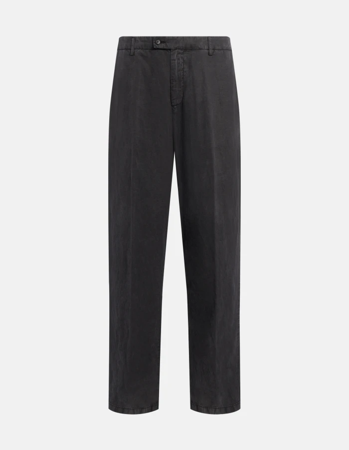 Mason loose-fit trousers in linen and lyocell