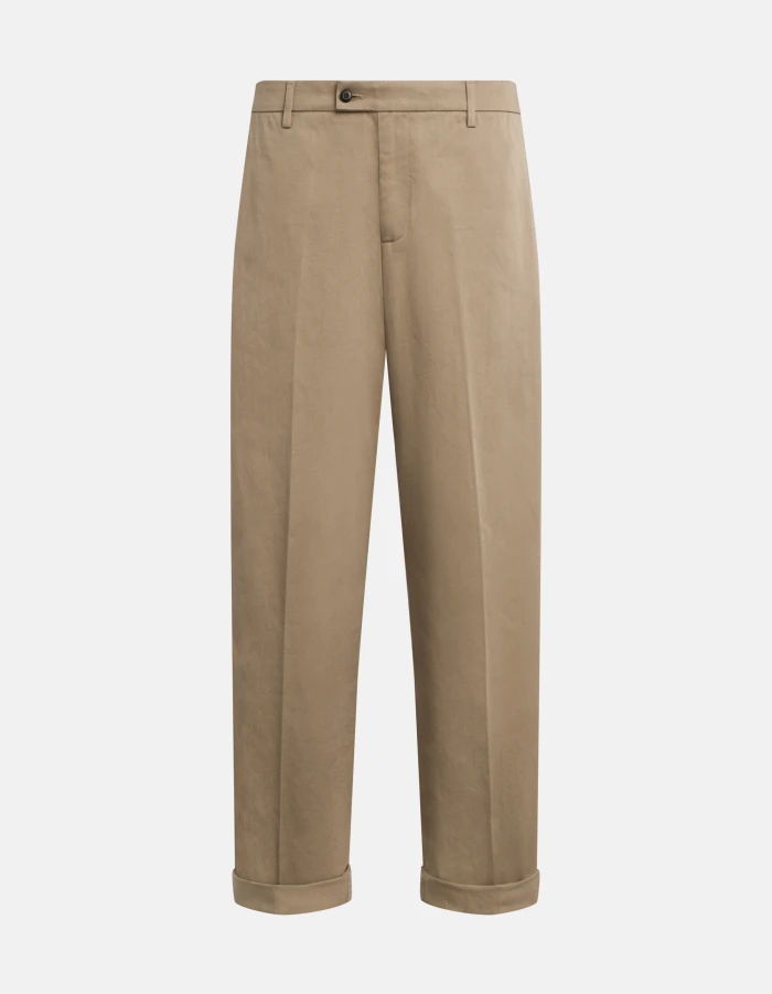 Mason loose-fit trousers in cotton gabardine