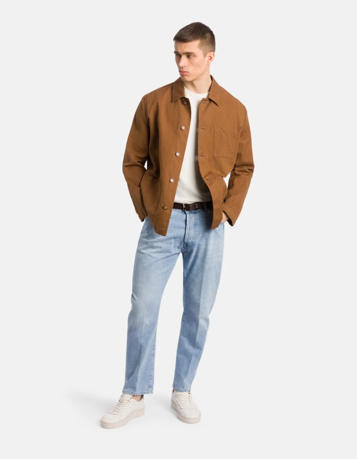 Tapered-Fit Jeans David aus Rigid Denim