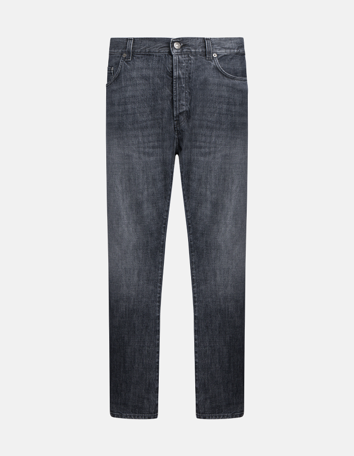 David tapered jeans in recycled rigid denim