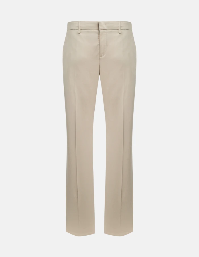 Elliot regular-fit trousers in silk and cotton satin