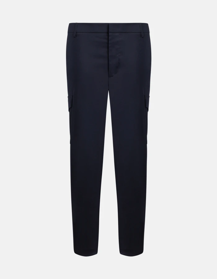 Harper regular-fit satin trousers