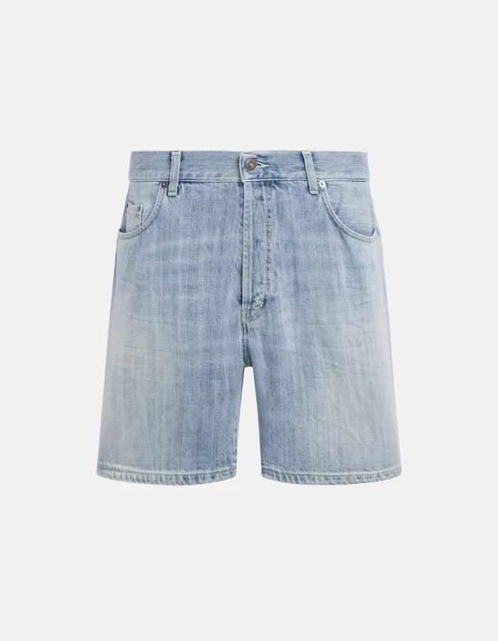 Bermuda Tony loose in denim fisso