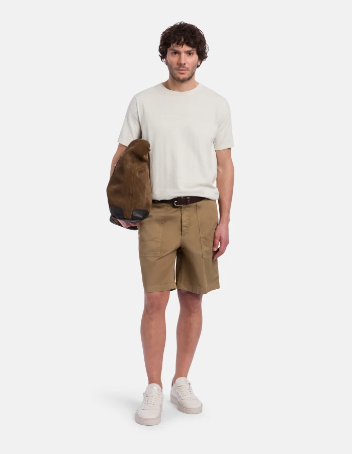 Bermuda Jannik loose in gabardina compact