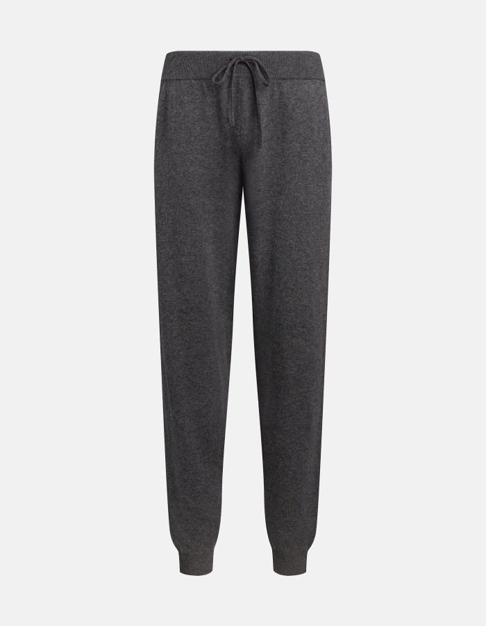 Regular joggers in a cashmere blend