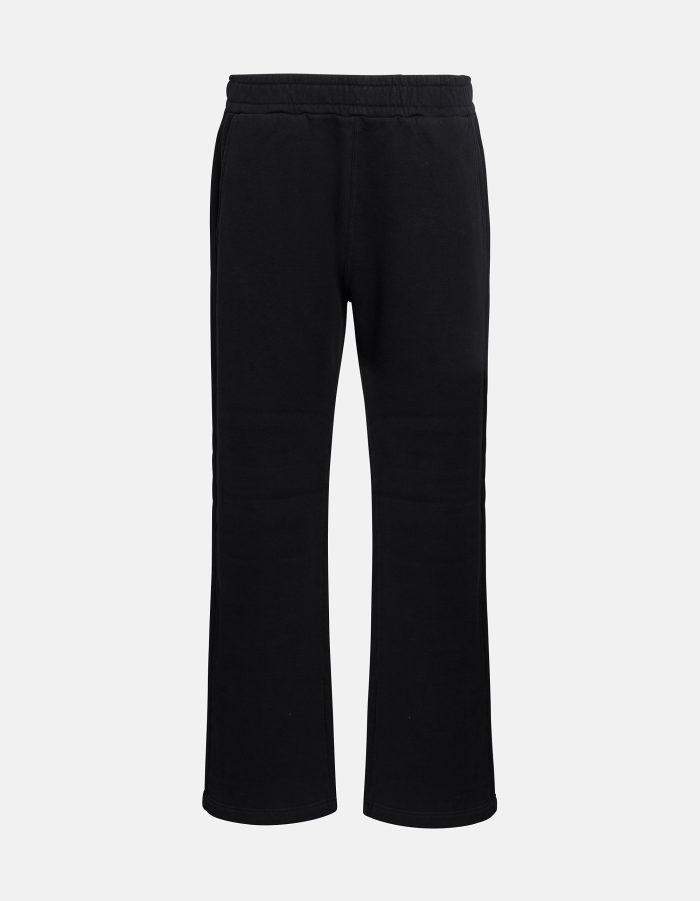 Normal geschnittene Jogginghose aus Baumwoll-Sweatstoff
