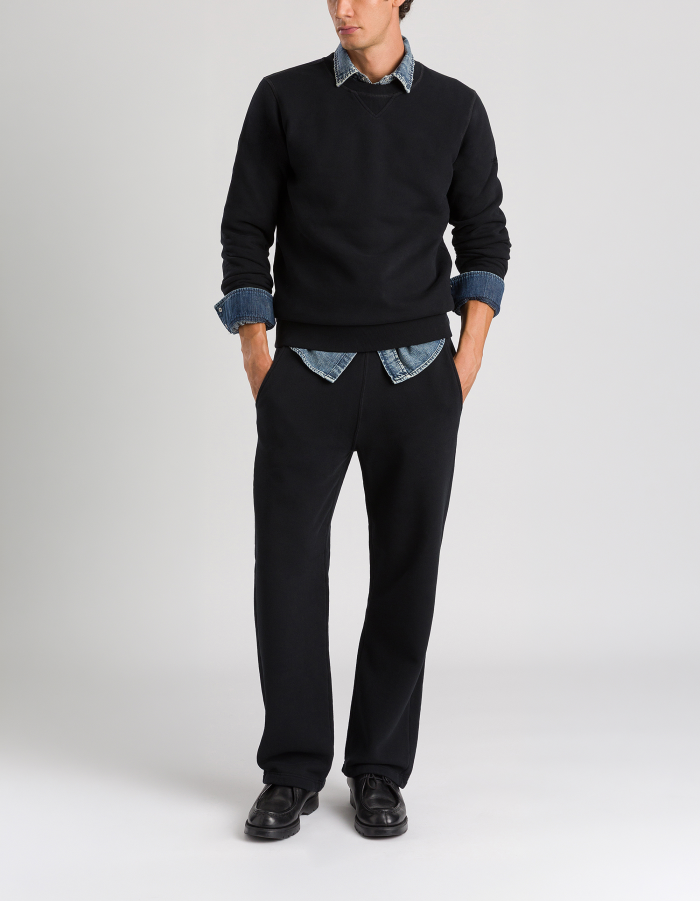 Regular-fit joggers in cotton fleece