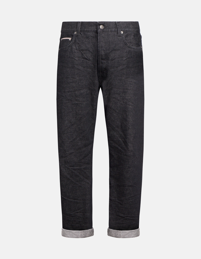 Yui tapered jeans in rigid selvedge denim