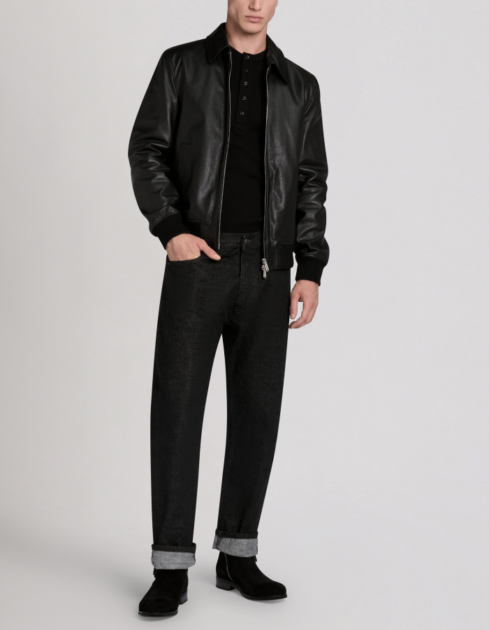 Yui tapered jeans in rigid selvedge denim