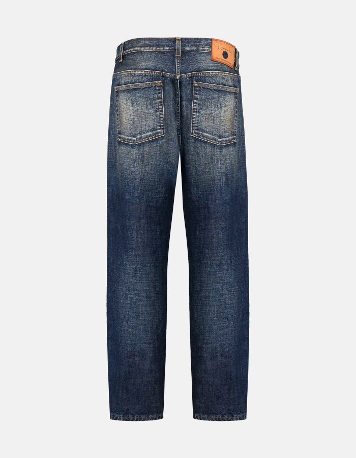 Yui tapered jeans in rigid selvedge denim