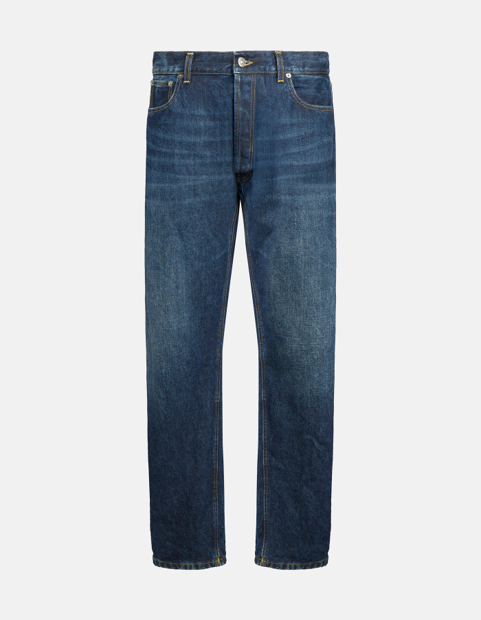 Yui tapered jeans in rigid denim