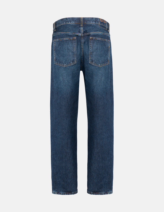 Yui tapered jeans in rigid denim