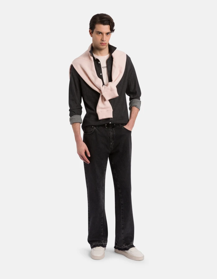 T-shirt girocollo regular in jersey