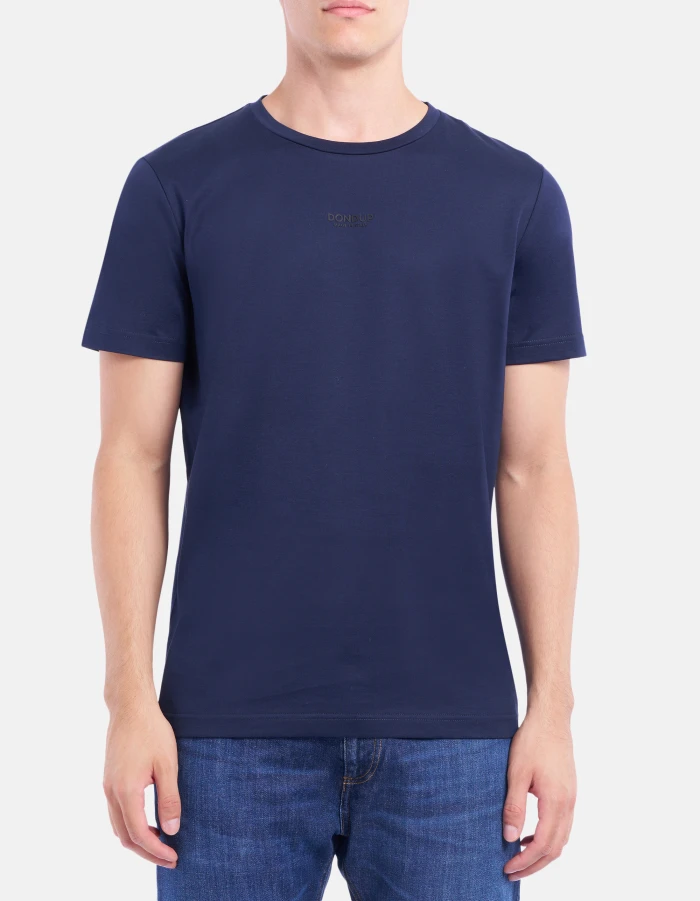 Regular-fit crew-neck T-shirt in jersey