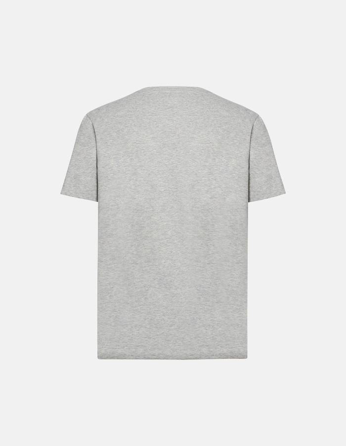 T-shirt girocollo regular in jersey di cotone