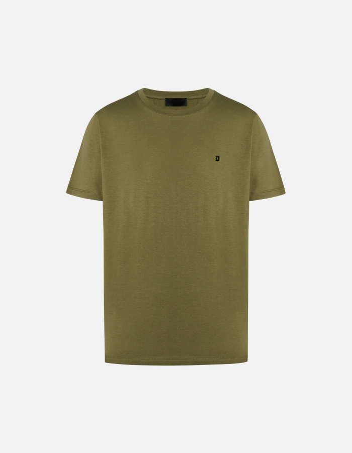 Regular-fit crew-neck T-shirt in jersey
