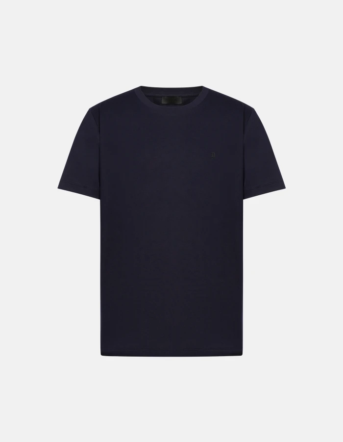 Regular-fit crew-neck T-shirt in jersey